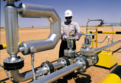 gas field 400