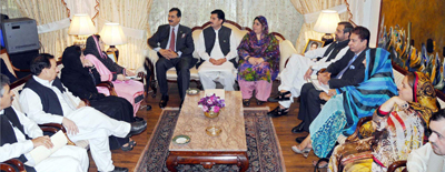 gilani parliment