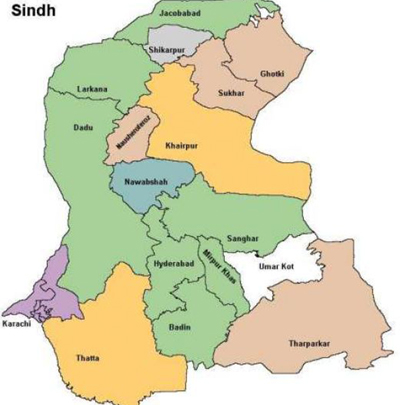 sindh map 400