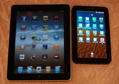 ipad-Galaxy-tab