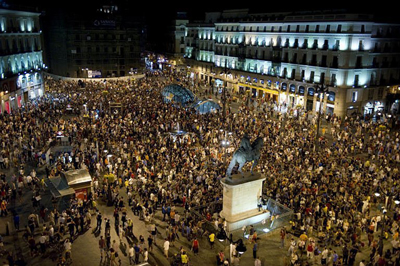 madrid-protestors