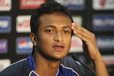 Bangladesh captain Shakib Al Hasan 