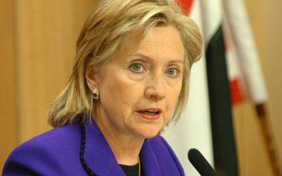 US Secretary of State Hillary Clinton 