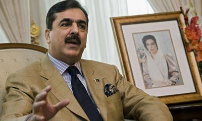 Prime Minister Yusuf Raza Gilani 