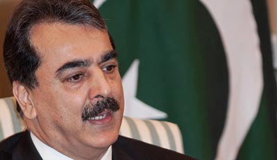 Prime Minister Yusuf Raza Gilani