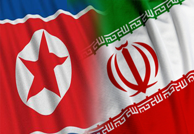 iran noth korea flag