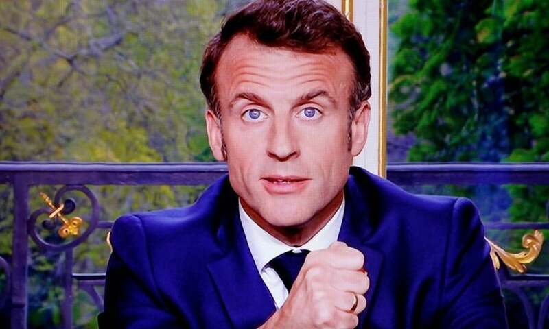 Macron seen singing in the streets after pensions address - World - Vimarsana News