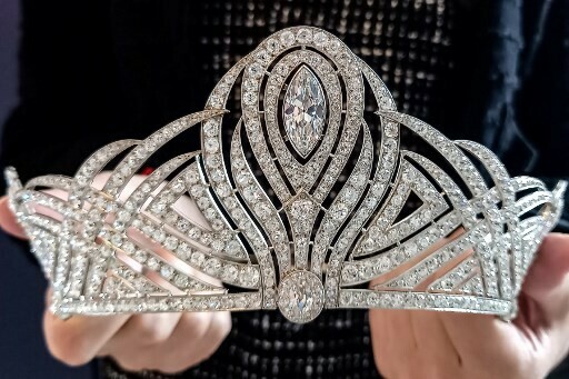 Coronation tiara crowns Geneva jewels auction - Life & Style - Vimarsana News
