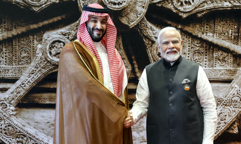 Saudi&rsquo;s MBS arrives in India for G20 summit