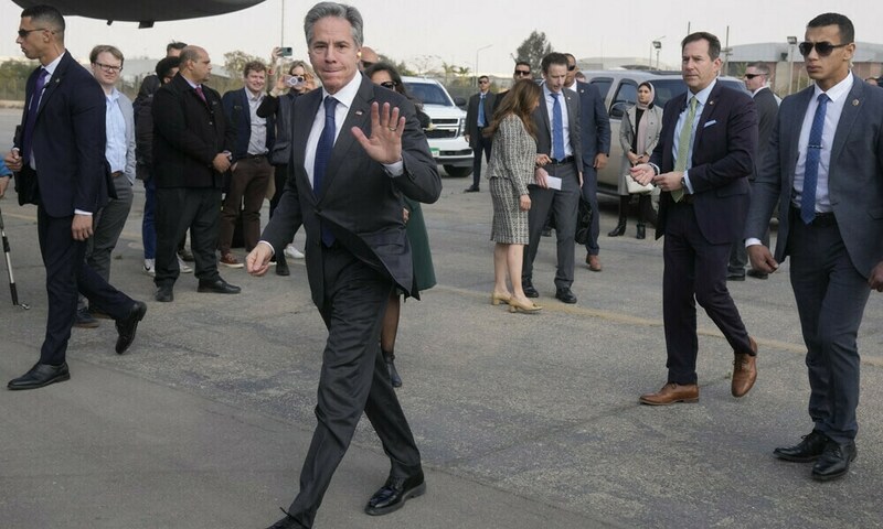 Blinken pursues Gaza truce as Israel presses onslaught