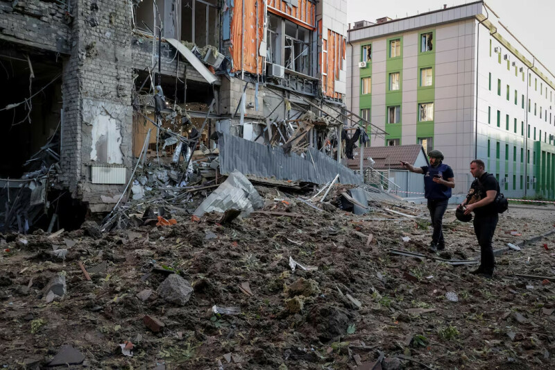 Russian attacks on Kharkiv kill six, injure dozens