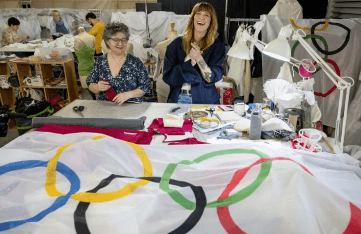 The 500-plus artisans working on Olympics costumes
