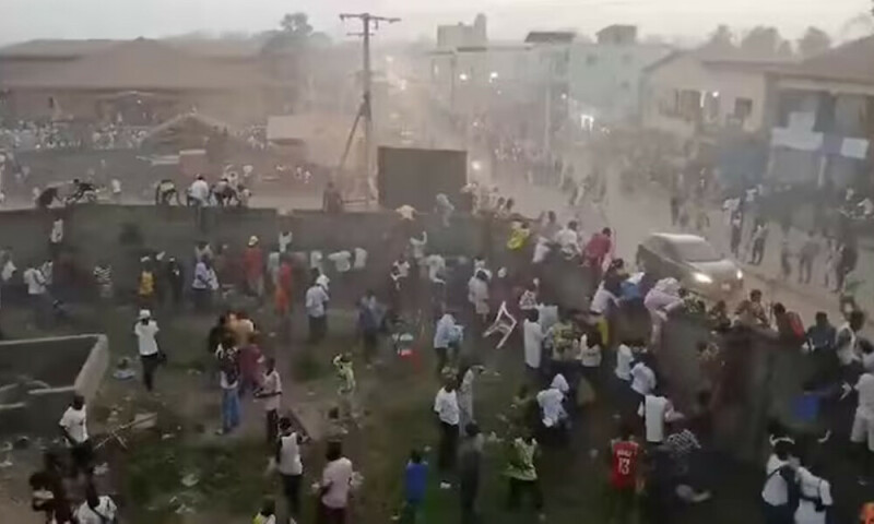 Guinea stadium crush kills 56 people after disputed refereeing decision