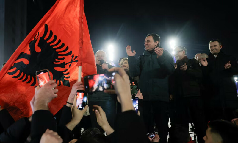 Kosovo’s ruling party set to come first in election