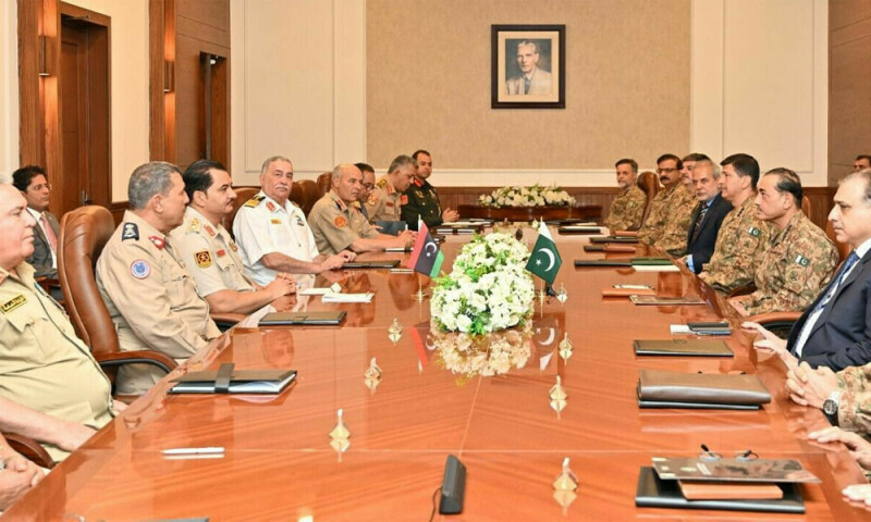Libyan army chief meets Chief Marshal Munir, vows defence cooperation