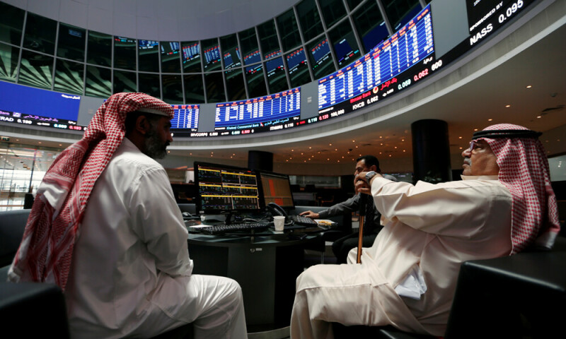 Most Gulf bourses fall on US tariff concerns, weaker oil