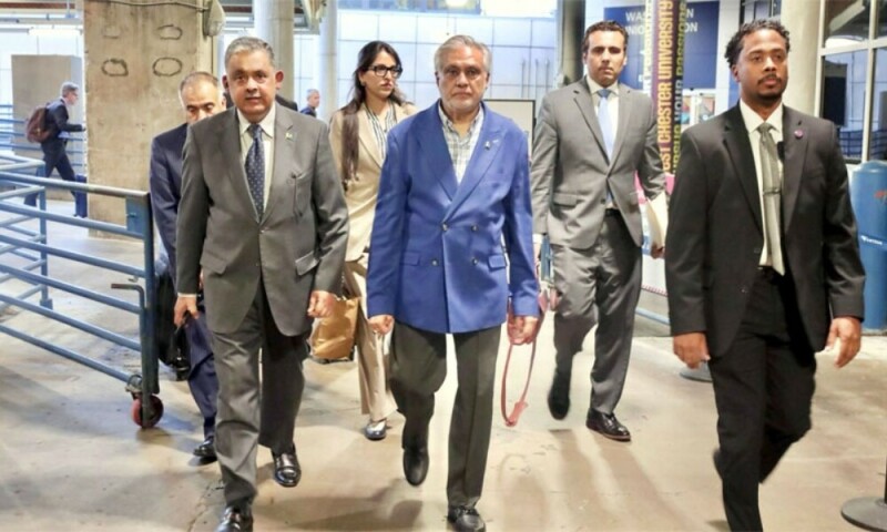 FM Dar arrives in Washington to discuss bilateral trade, economic cooperation
