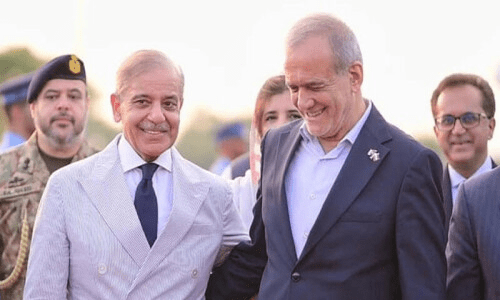 PM Shehbaz receives Iranian President at PM House