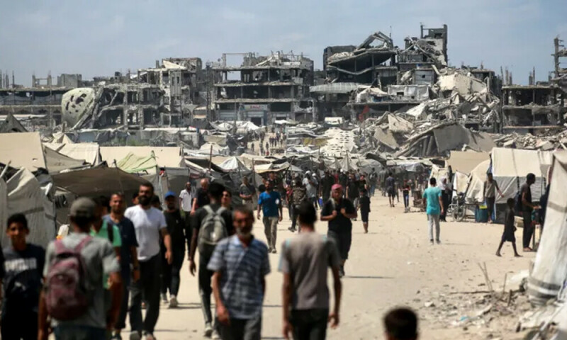 Israel PM says ‘will allow’ Palestinians to leave Gaza