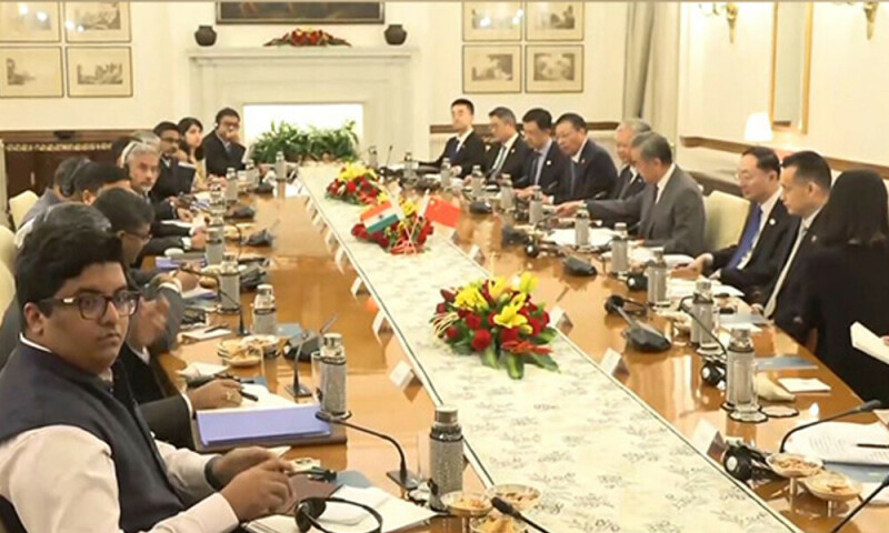 China’s top diplomat Wang arrives in India
