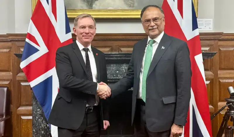 Ahsan Iqbal, UK minister discuss ways to deepen economic cooperation