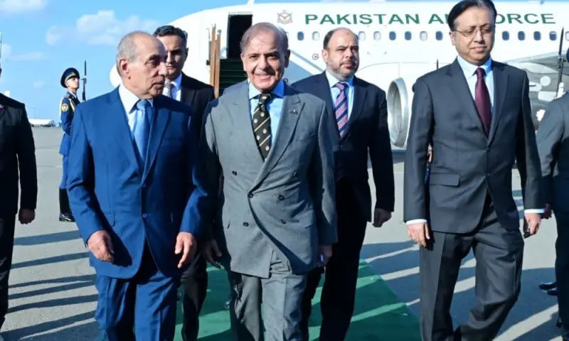PM Shehbaz arrives in Azerbaijan for trade, investment talks