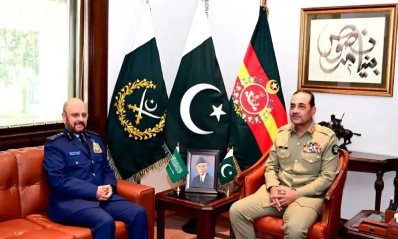 Saudi CGS meets Field Marshal Asim Munir