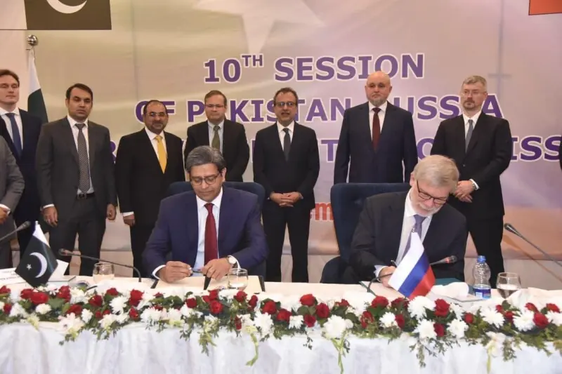 Pakistan, Russia sign MoU to boost cooperation on competition policy