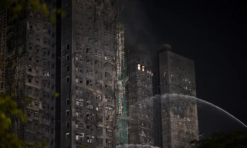 Hong Kong’s deadliest blaze in decades kills at least 65, scores missing