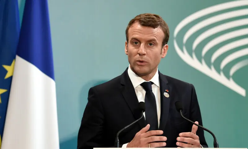 Macron says will meet Ukraine, UK and German leaders on Monday