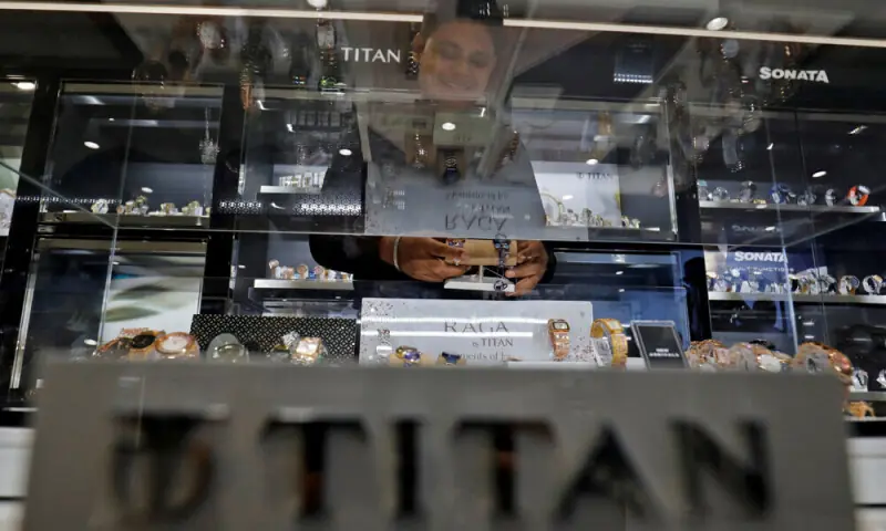 India’s Titan logs quarterly sales surge on gold price rally, festive demand