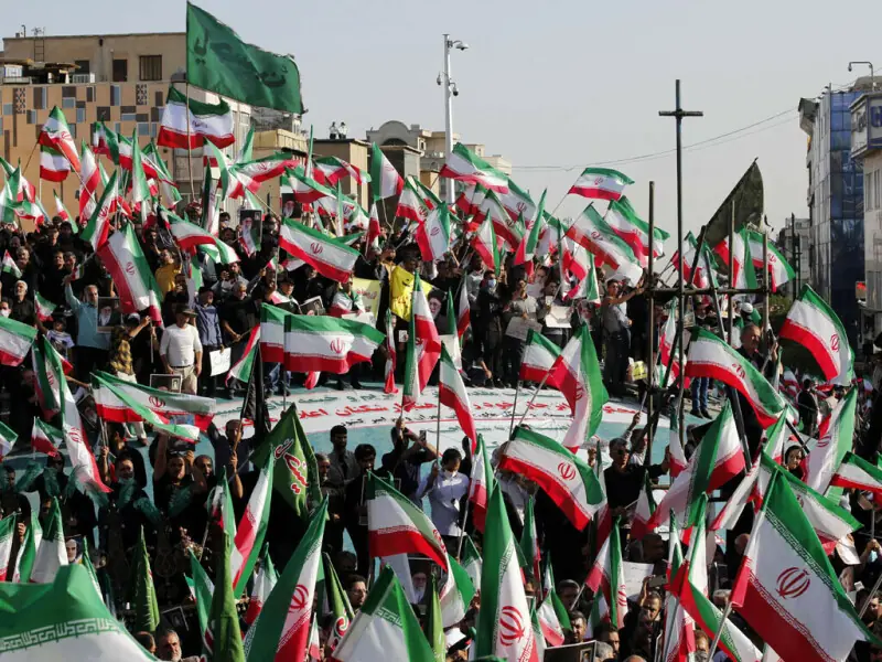 Iran govt stages mass rallies