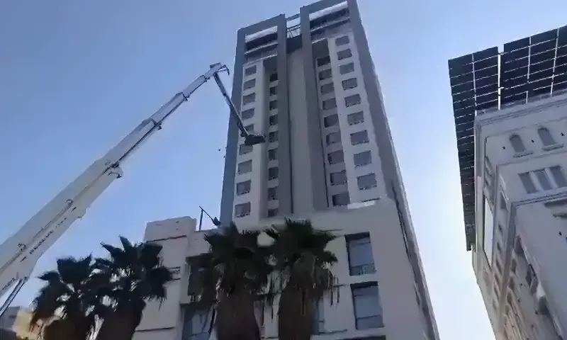 Hotel blaze in Lahore’s Gulberg claims three lives, injures six