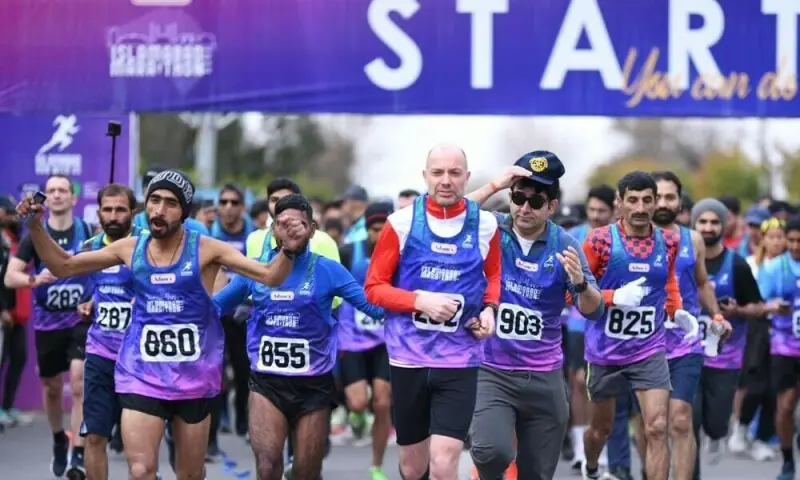 5,000 runners take part in ‘Islamabad Marathon’