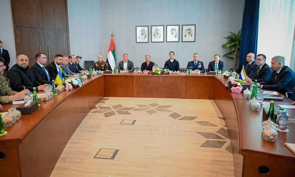 Ukraine, Russia start second day of peace talks in Abu Dhabi