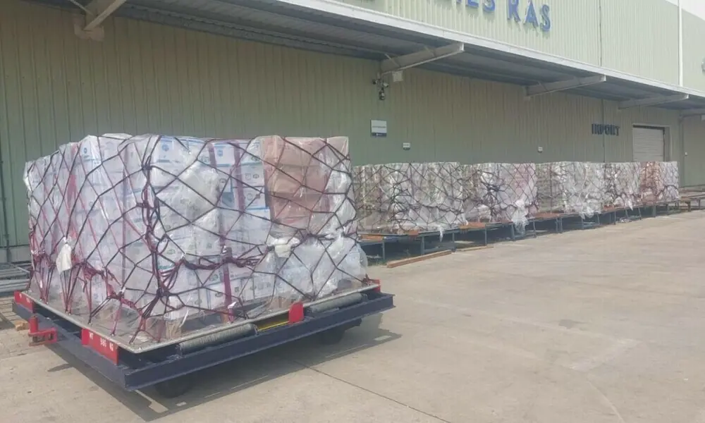 Relief consignment dispatched for Palestinians