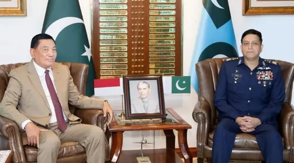 Pakistan Air Force Chief meets Prabowo Subianto, awarded Indonesian Air Force’s highest honour