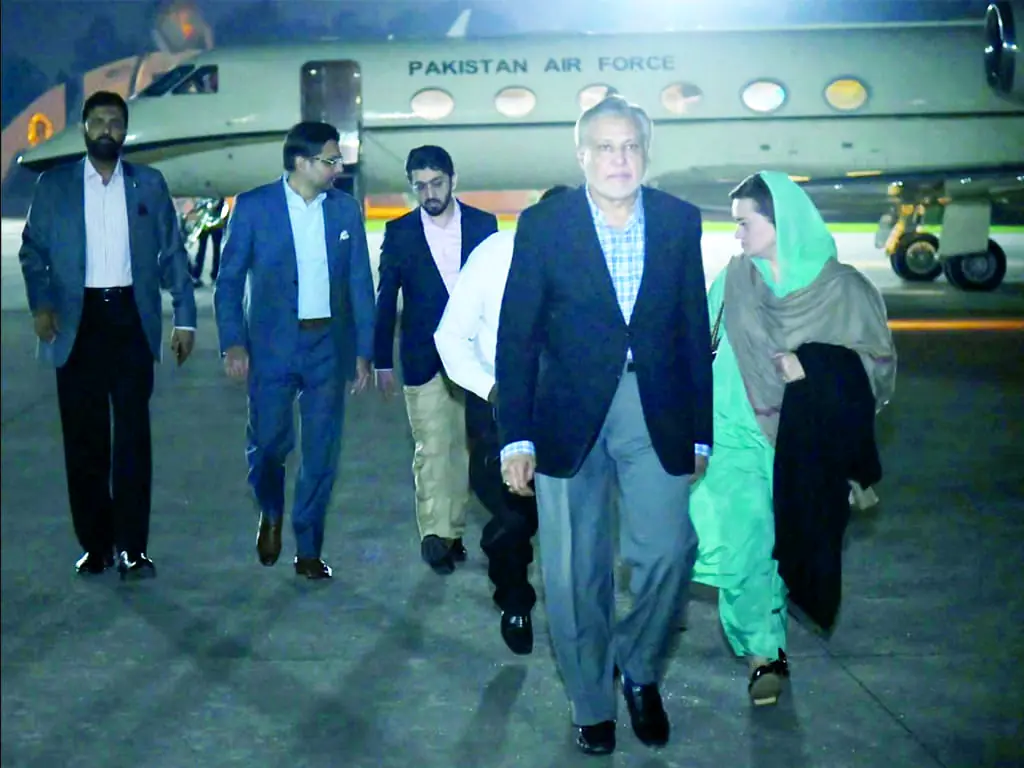 FM Dar departs for New York to attend UNSC briefing on Palestine