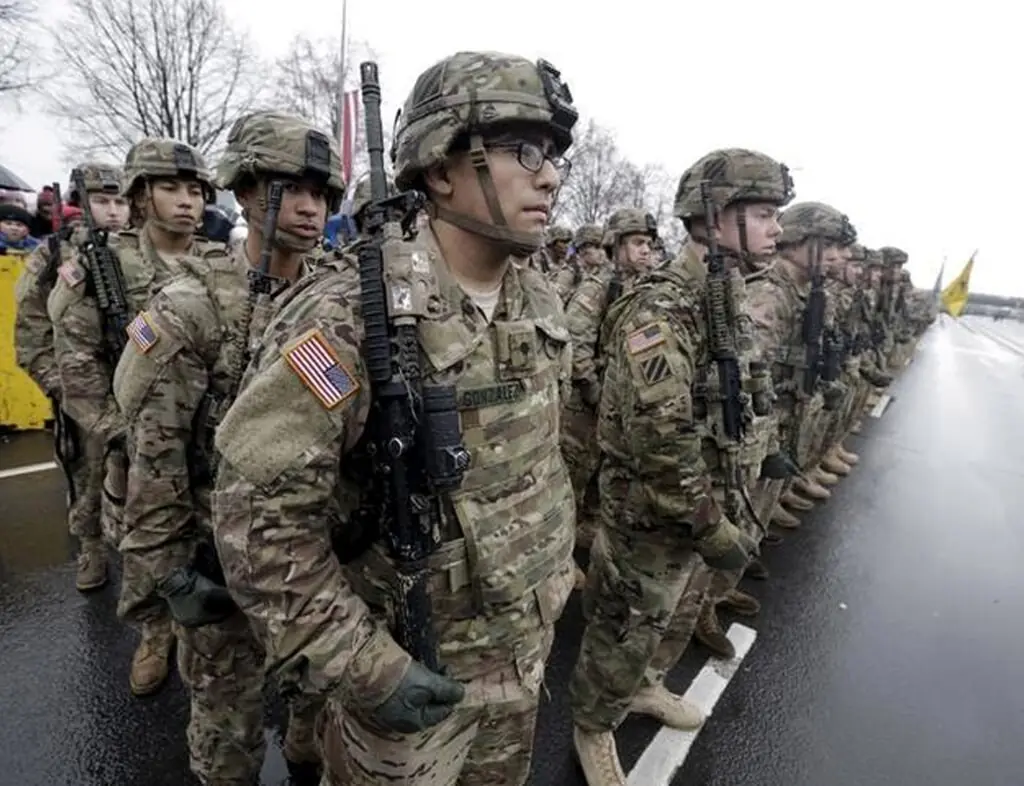 What are the main US military bases in the Middle East?