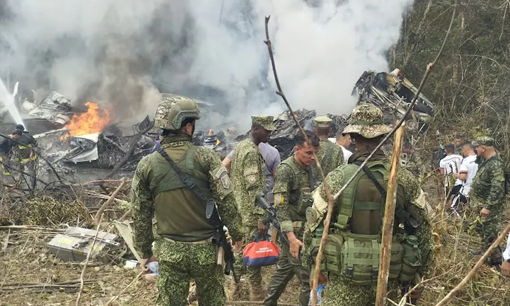 Colombia military plane crash kills 66, four still missing – World  www.brecorder.com
