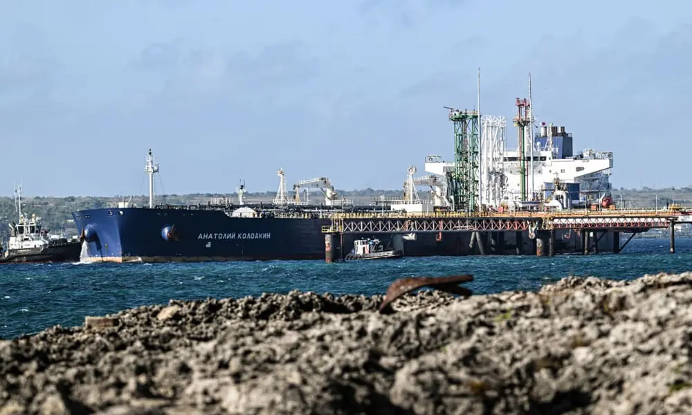 Russian oil tanker docks in Cuba after US blockade relief