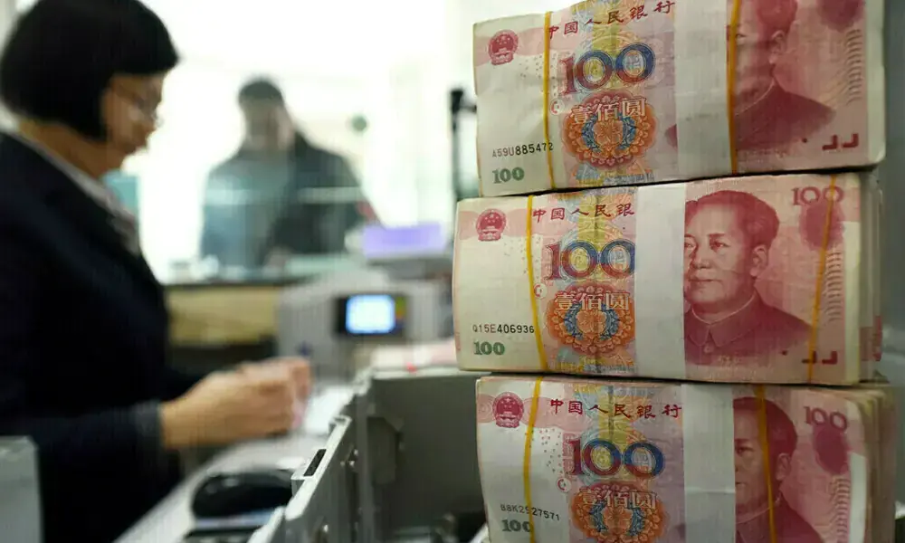 China’s forex reserves fall more than expected in March