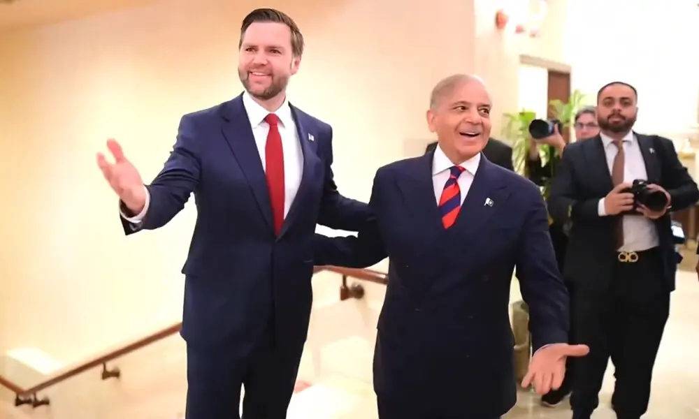 PM Shehbaz meets US vice president, hopes Islamabad Talks will pave way for peace