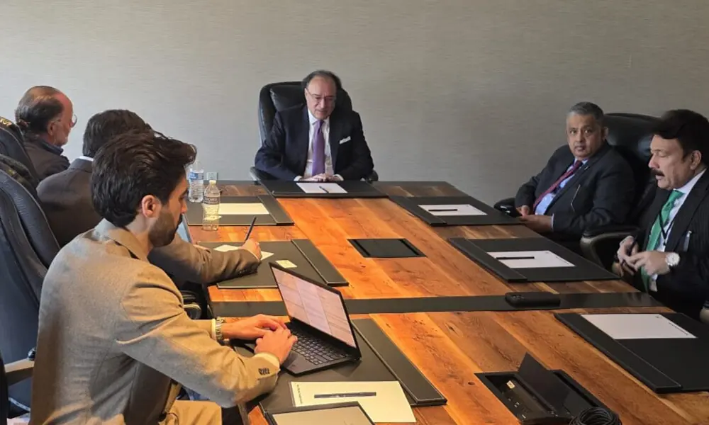 FinMin Aurangzeb discusses Pakistan’s economic outlook, reform priorities with Harvard team