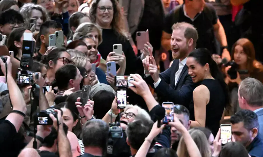 Prince Harry and Meghan visit Australia in first trip since royal rift