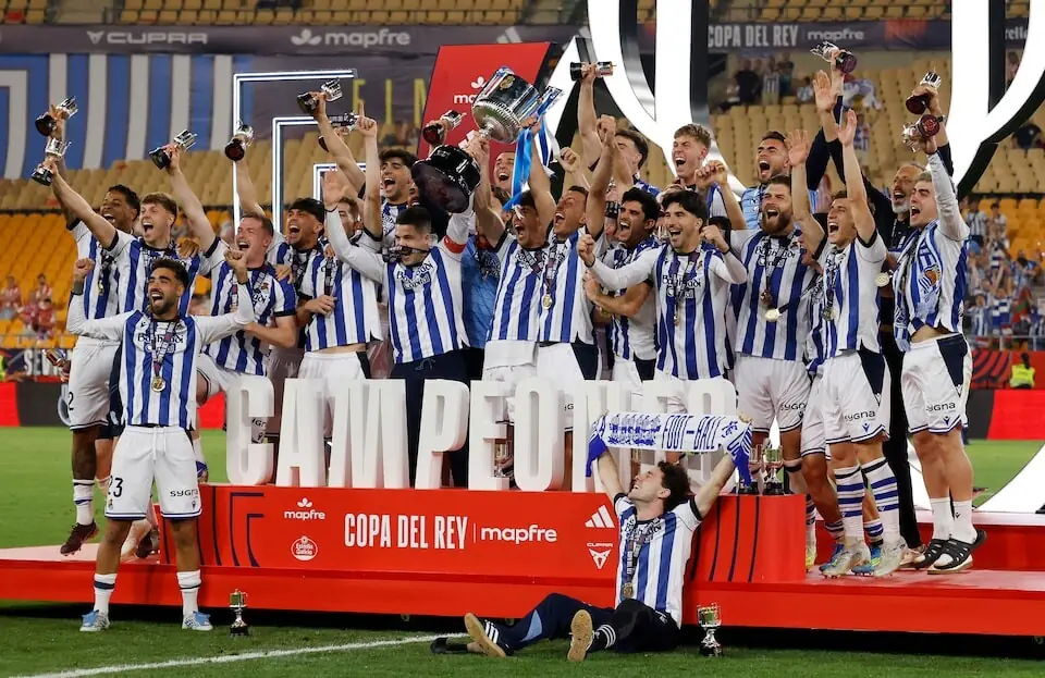 Real Sociedad beat Atletico Madrid 4-3 on penalties to win Copa del Rey