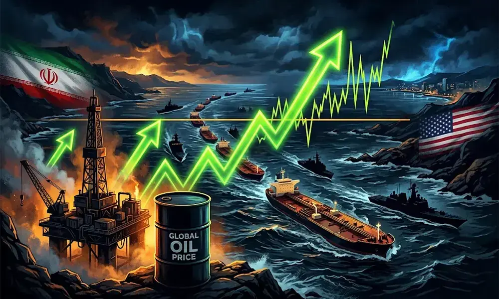 Oil rises 5% on renewed US-Iran tension