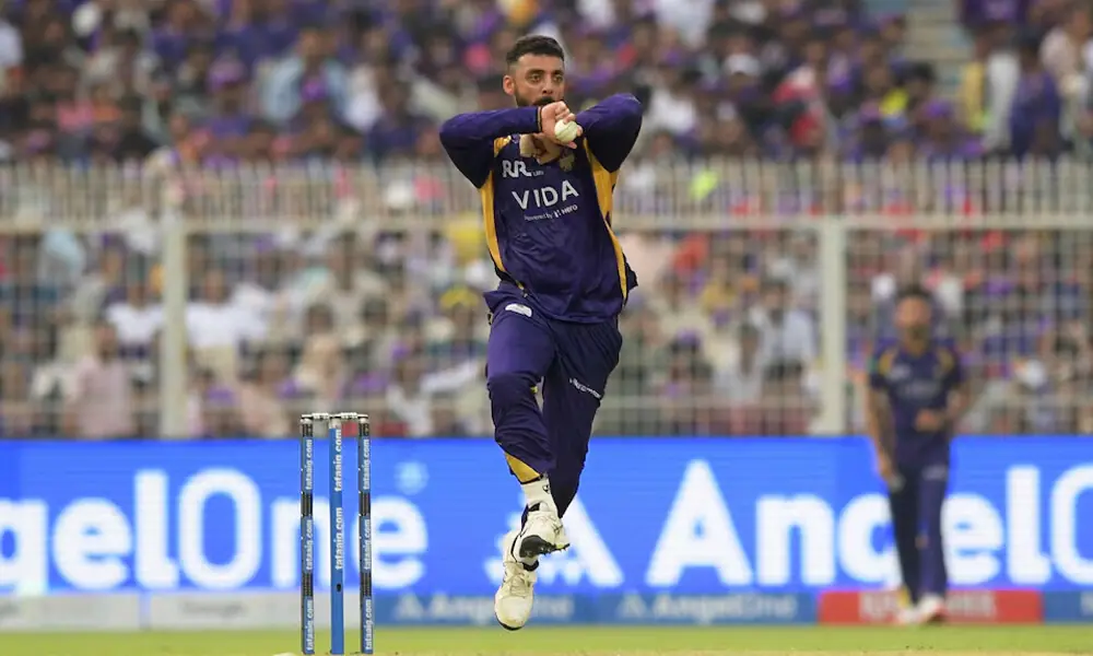 Chakravarthy overcomes surface tension to end Kolkata’s losing streak