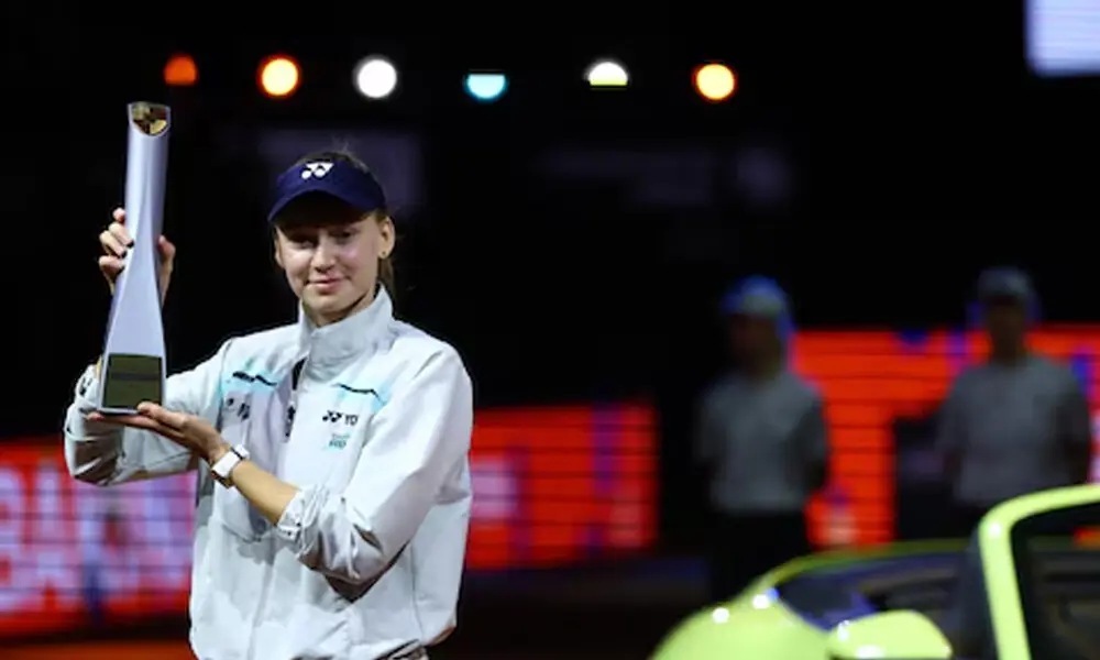 Elena Rybakina wins at Stuttgart for second time