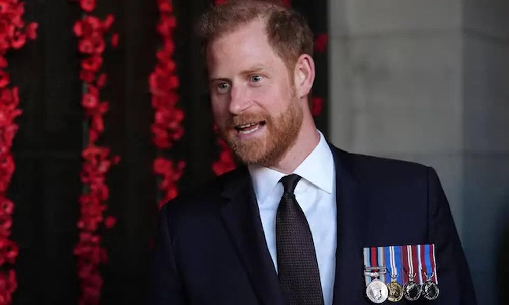 Prince Harry arrives in Kyiv in a show of support